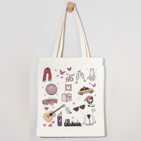Music Graphic Tote Bag - Picture 1 of 5